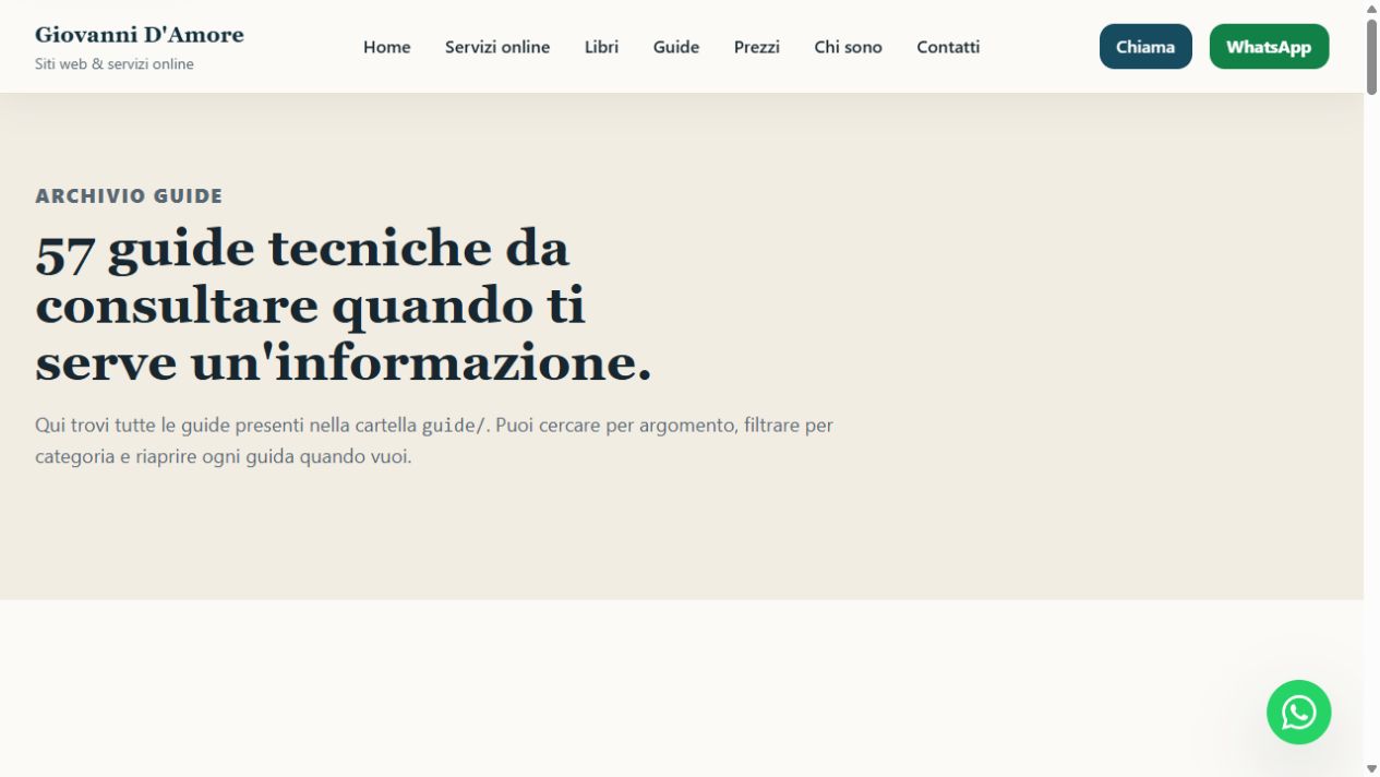Anteprima della raccolta di guide tecniche