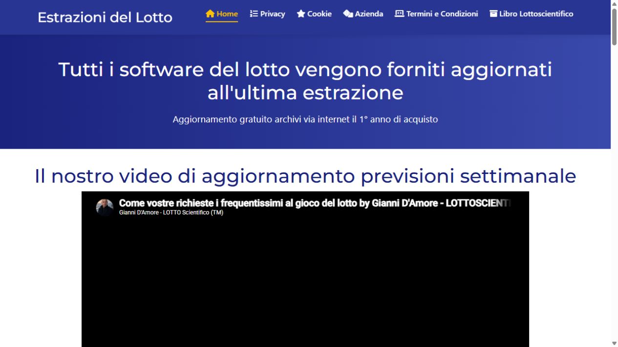 Anteprima del sito SuperEnalottoItalia.com
